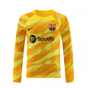 Maillot de foot Barcelona Gardien de but Troisième 2023-24 Manche Longue